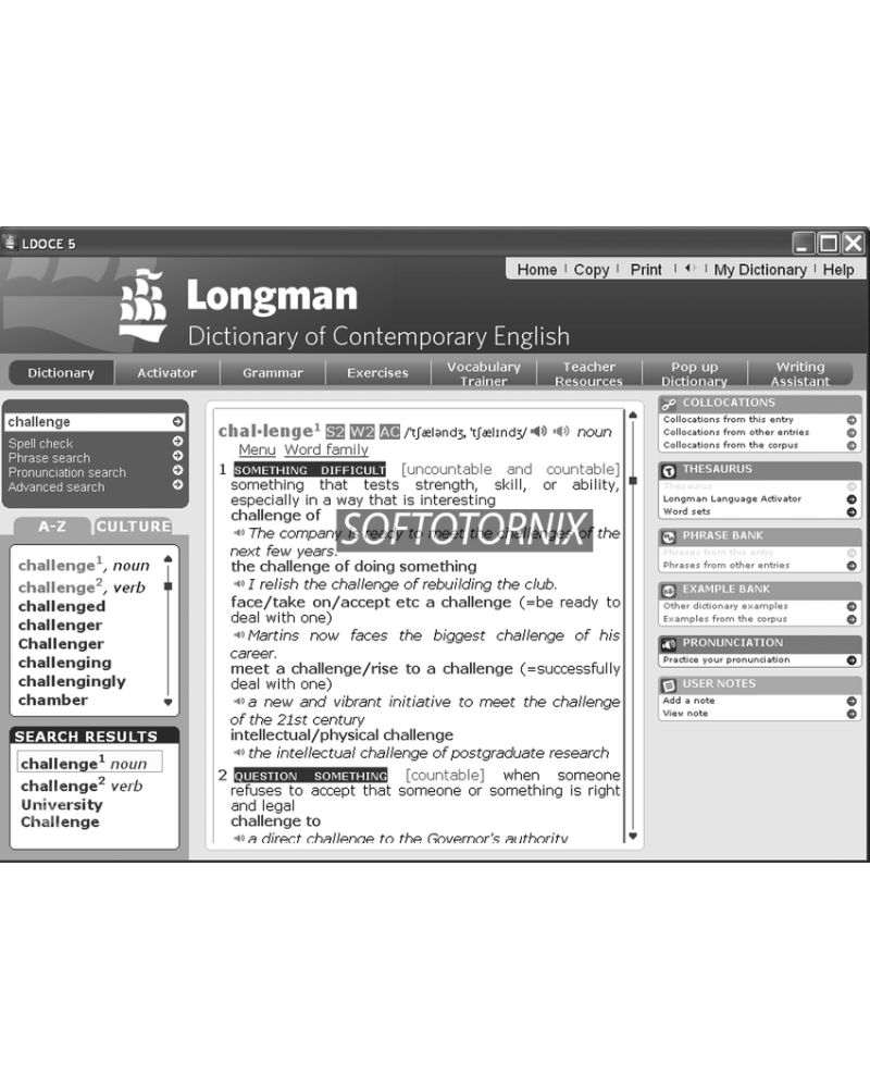 Longman english dictionary for mac os